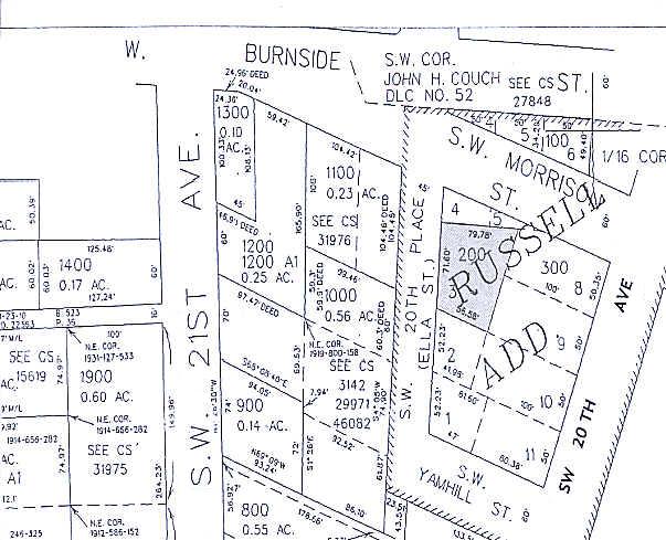 714 SW 20th Pl, Portland, OR à louer - Plan cadastral - Image 2 de 13