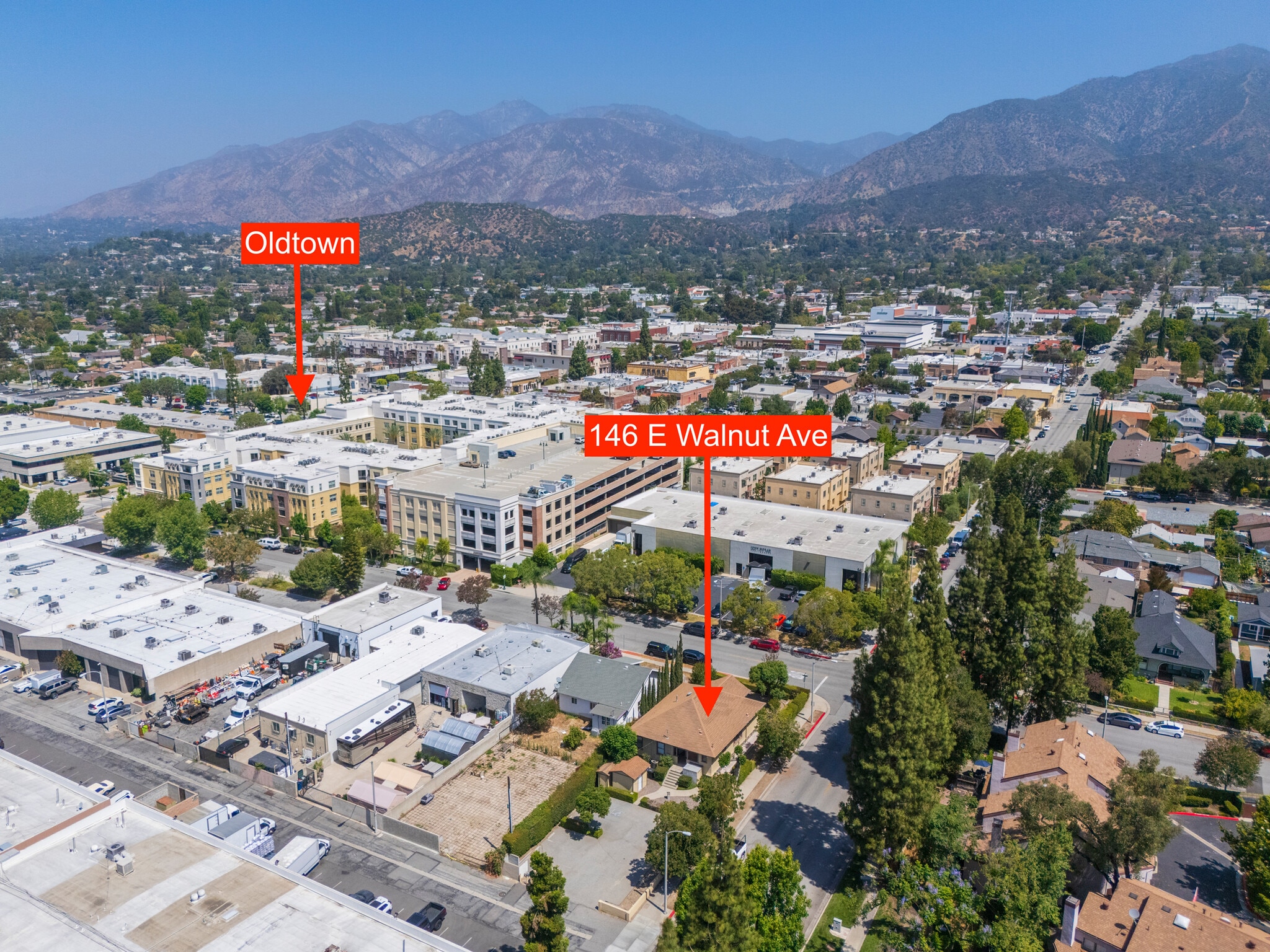 146 E Walnut Ave, Monrovia, CA for sale Aerial- Image 1 of 42