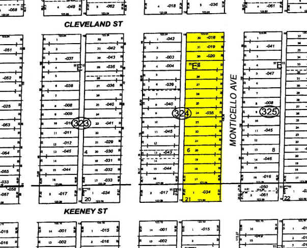 8100-8142 Monticello Ave, Skokie, IL à louer - Plan cadastral - Image 2 de 11