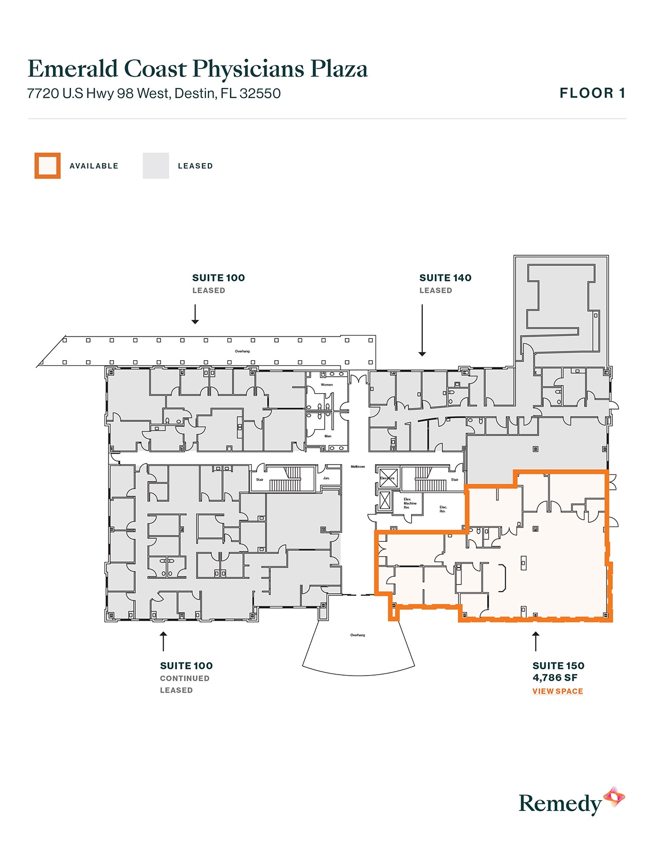 7720 US Highway 98 W, Destin, FL for lease Floor Plan- Image 1 of 1