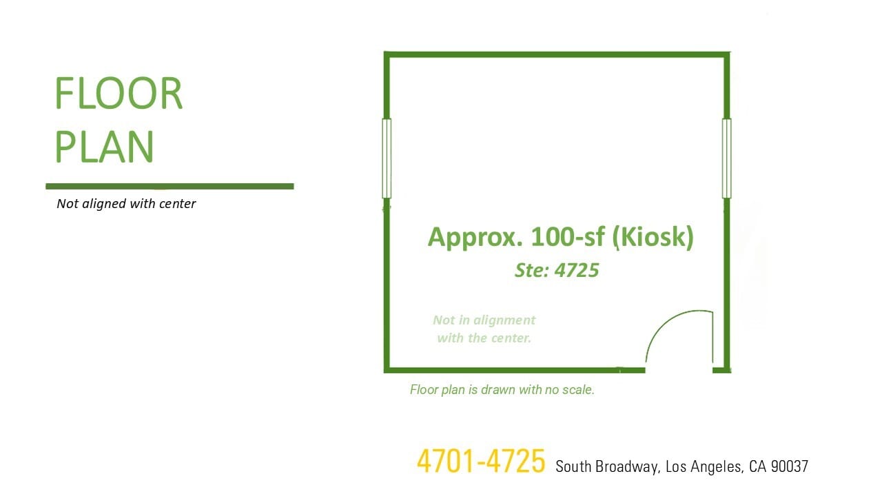 4701-4721 S Broadway, Los Angeles, CA for lease Floor Plan- Image 1 of 1