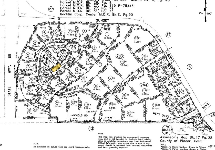 590 Menlo Dr, Rocklin, CA for lease - Plat Map - Image 2 of 7
