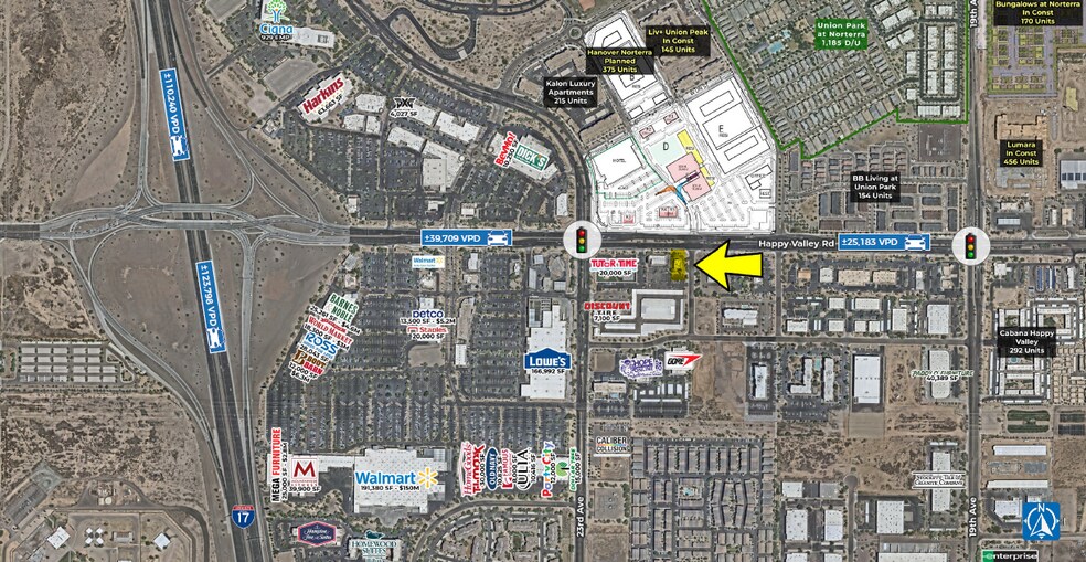 2207 W Happy Valley Rd, Phoenix, AZ à louer - Photo du bâtiment - Image 3 de 7