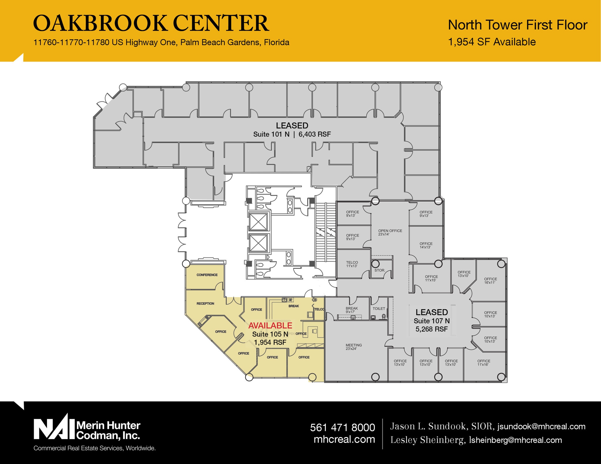 11780 US Highway 1, Palm Beach Gardens, FL for lease Floor Plan- Image 1 of 2