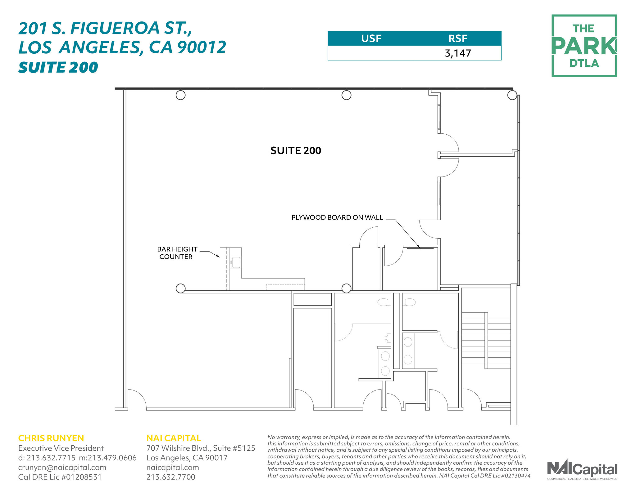 261 S Figueroa St, Los Angeles, CA for lease Floor Plan- Image 1 of 1