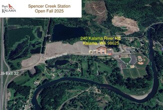 240 Kalama River Rd, Kalama, WA - Aérien  Vue de la carte