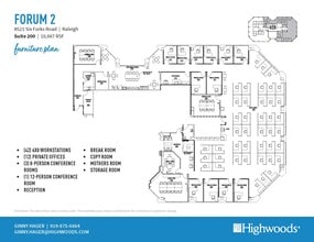 8521 Six Forks Rd, Raleigh, NC for lease Floor Plan- Image 2 of 2