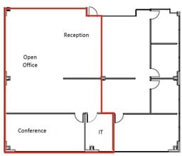 12701 Marblestone Dr, Woodbridge, VA for lease Floor Plan- Image 1 of 4