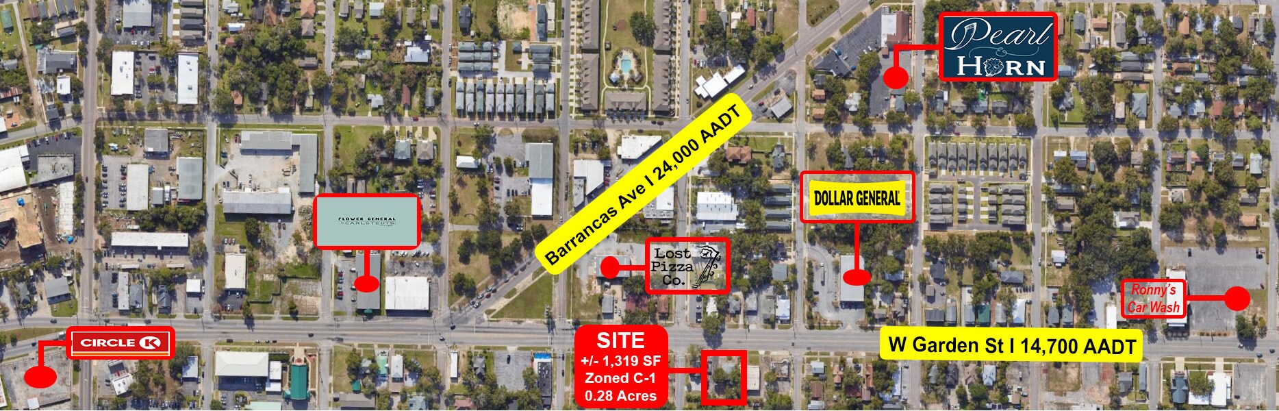 1304 W Garden St, Pensacola, FL à vendre Photo du bâtiment- Image 1 de 1