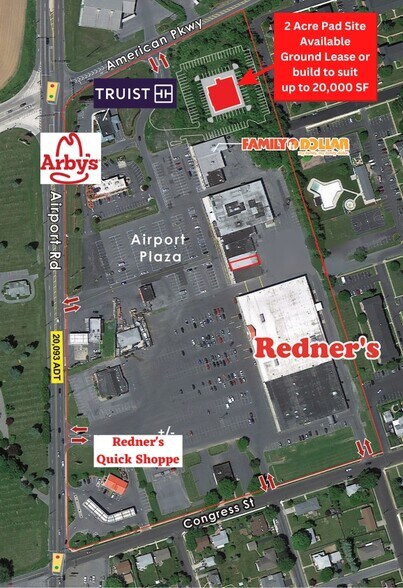 1231-1319 Airport Rd, Allentown, PA à louer - Photo du bâtiment - Image 2 de 3