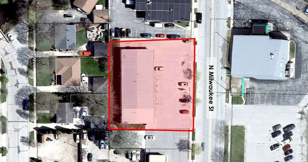 216 N Milwaukee St, Waterford, WI à louer - Aérien - Image 2 de 6