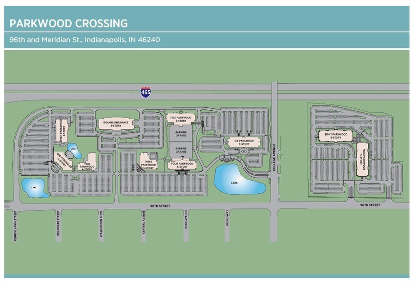 900 E 96th St, Indianapolis, IN à louer - Plan de site - Image 2 de 2