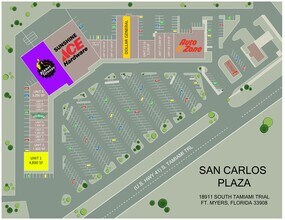 18911 S Tamiami Trl, Fort Myers, FL à louer Plan de site- Image 1 de 1