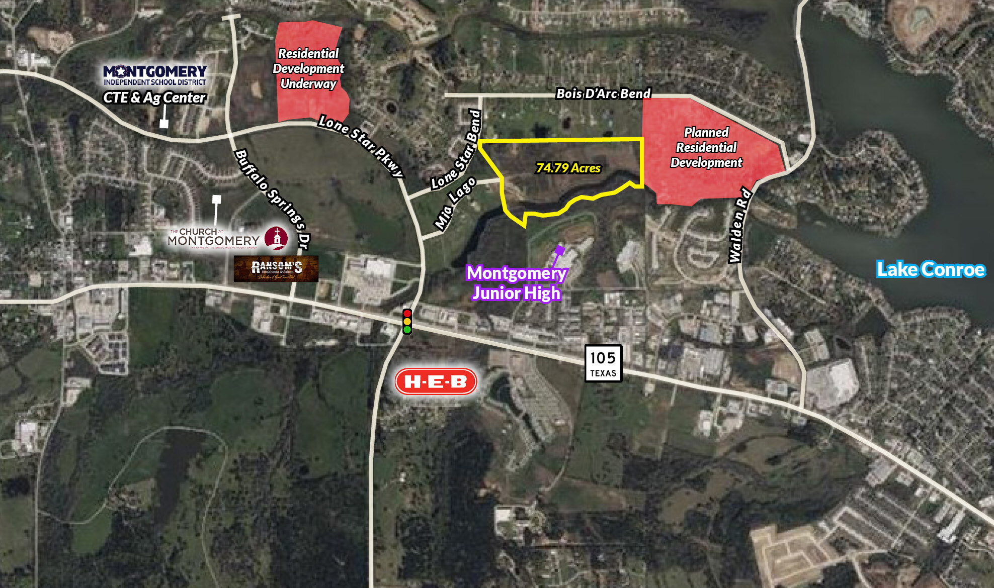 LONE STAR Bnd, Montgomery, TX for sale Building Photo- Image 1 of 6