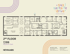 543 Santa Fe Dr, Denver, CO à louer Plan d’étage- Image 1 de 1