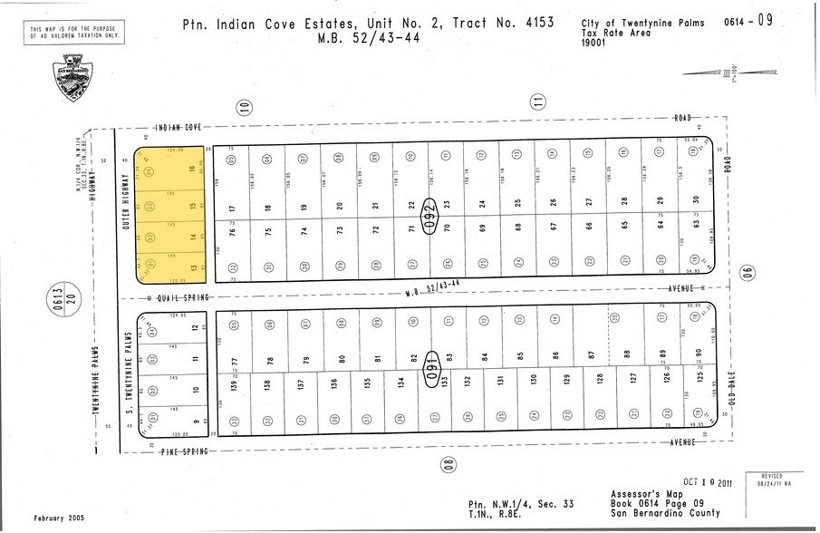 Twentynine Palms Hwy, Twentynine Palms, CA for sale - Primary Photo - Image 1 of 1