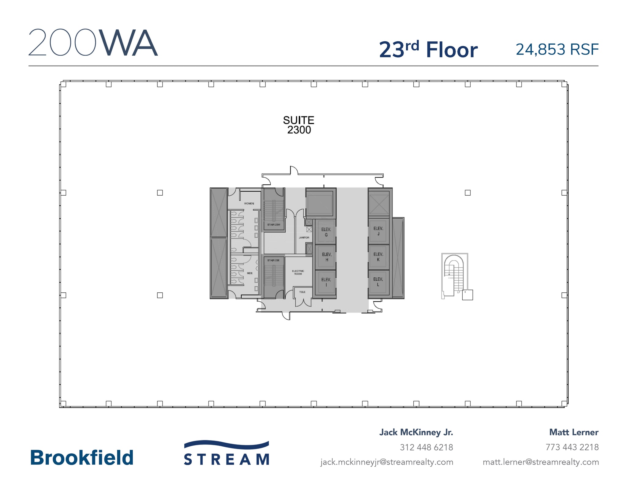 200 W Adams St, Chicago, IL for lease Floor Plan- Image 1 of 1