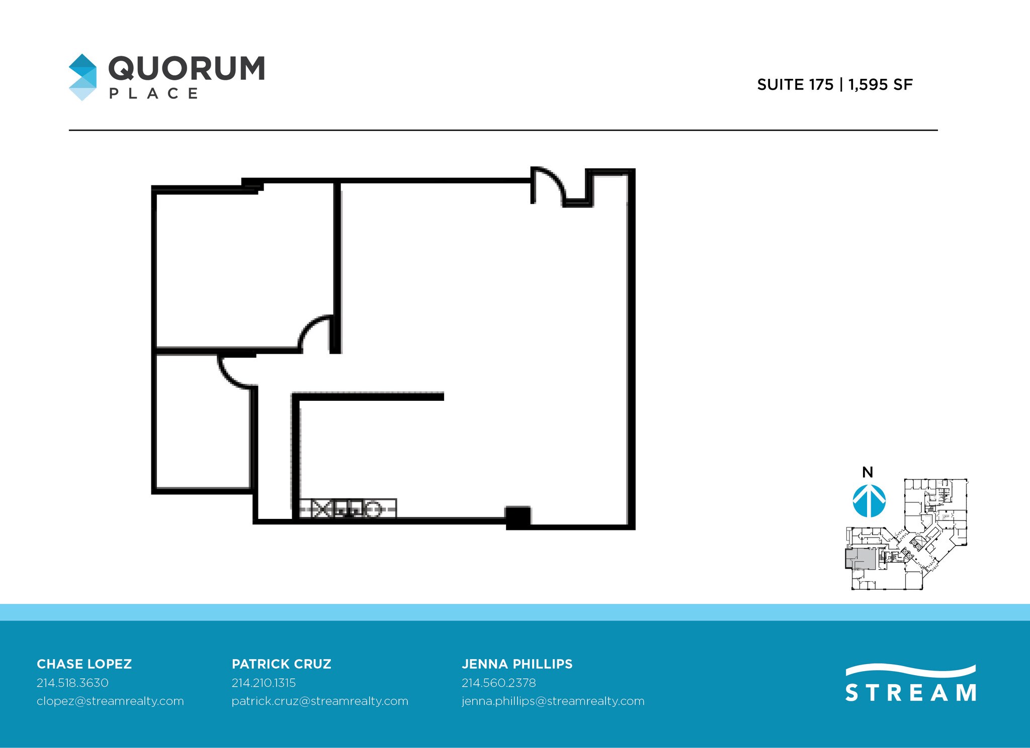 14901 Quorum Dr, Dallas, TX for lease Floor Plan- Image 1 of 1