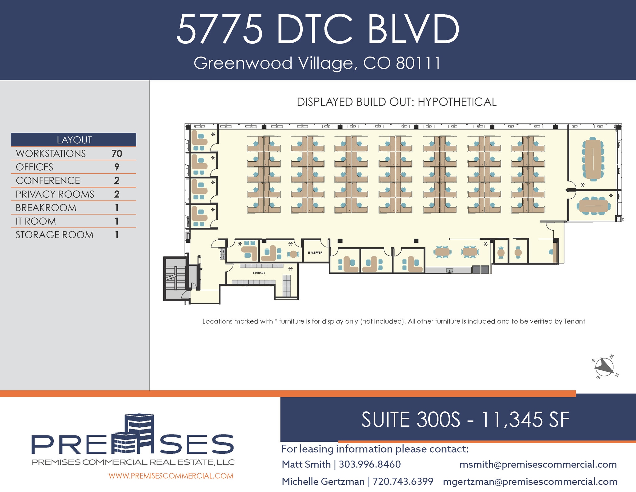 5775 Dtc Blvd, Greenwood Village, CO for lease Floor Plan- Image 1 of 8