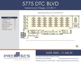 5775 Dtc Blvd, Greenwood Village, CO for lease Floor Plan- Image 1 of 8