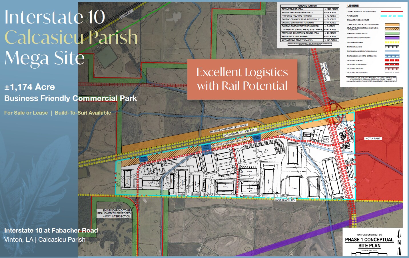 00 I-10, Vinton, LA for sale Site Plan- Image 1 of 5