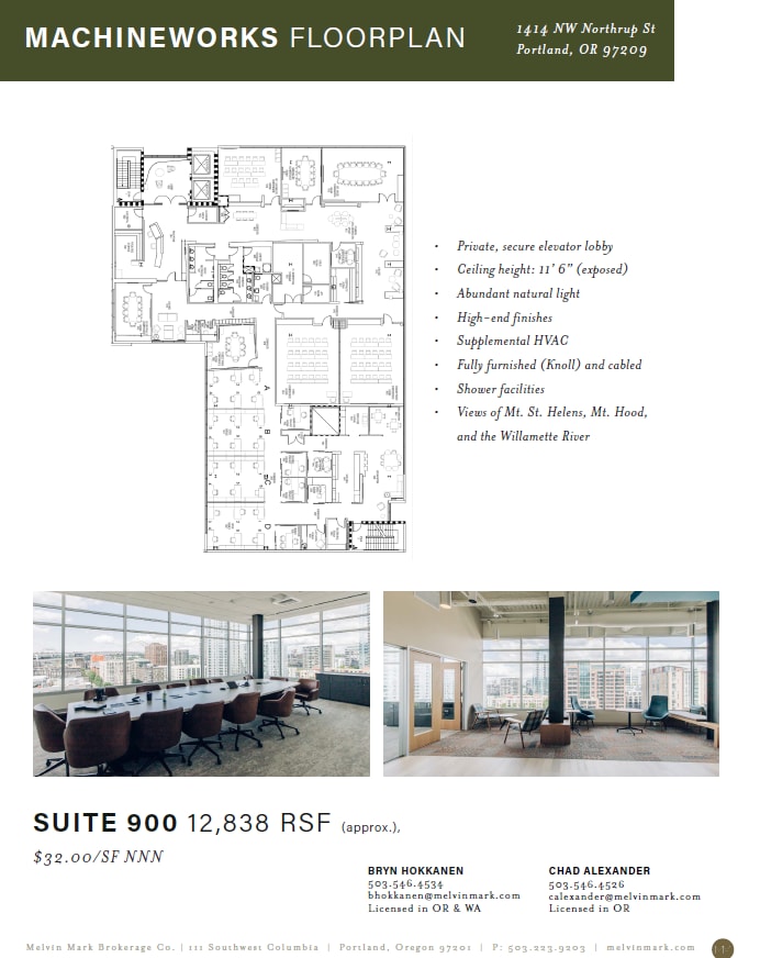 1400 NW Northrup St, Portland, OR for lease Floor Plan- Image 1 of 5