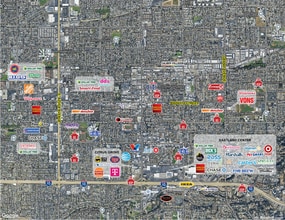 119-207 N Grand Ave, Covina, CA - Aérien Vue de la carte