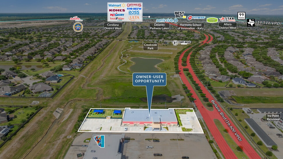20715 Bellaire Blvd, Richmond, TX à vendre - Photo du bâtiment - Image 3 de 5
