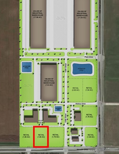 4518 132nd Street, Urbandale, IA for sale - Site Plan - Image 2 of 2