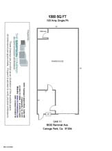8030-8040 Remmet Ave, Canoga Park, CA à louer Plan d’étage- Image 1 de 1