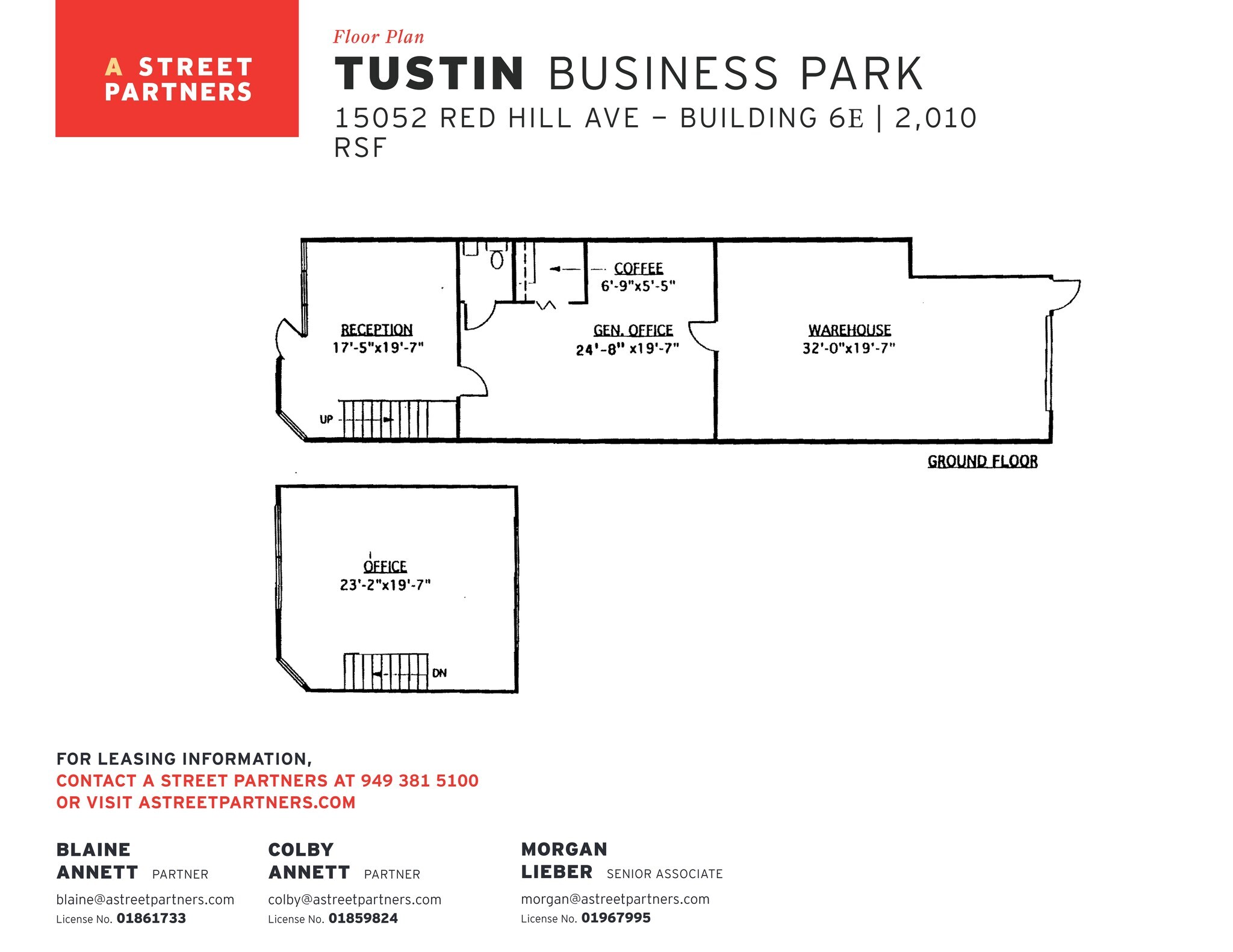 15102 Red Hill Ave, Tustin, CA à louer Plan de site- Image 1 de 1