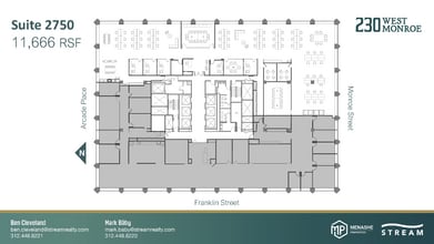 230 W Monroe St, Chicago, IL for lease Floor Plan- Image 1 of 1