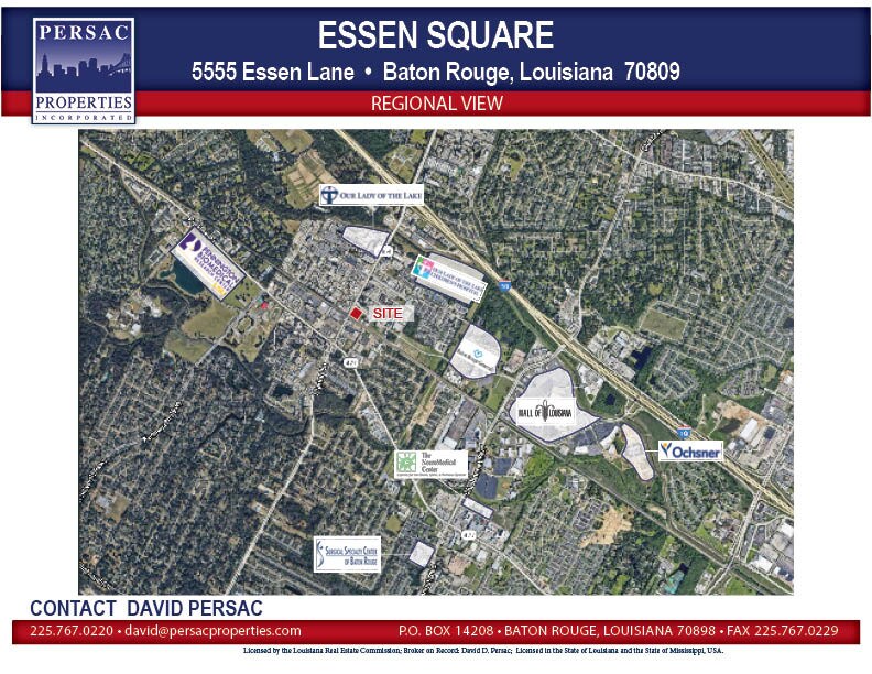 5555 Essen Ln, Baton Rouge, LA à louer Aérien- Image 1 de 6
