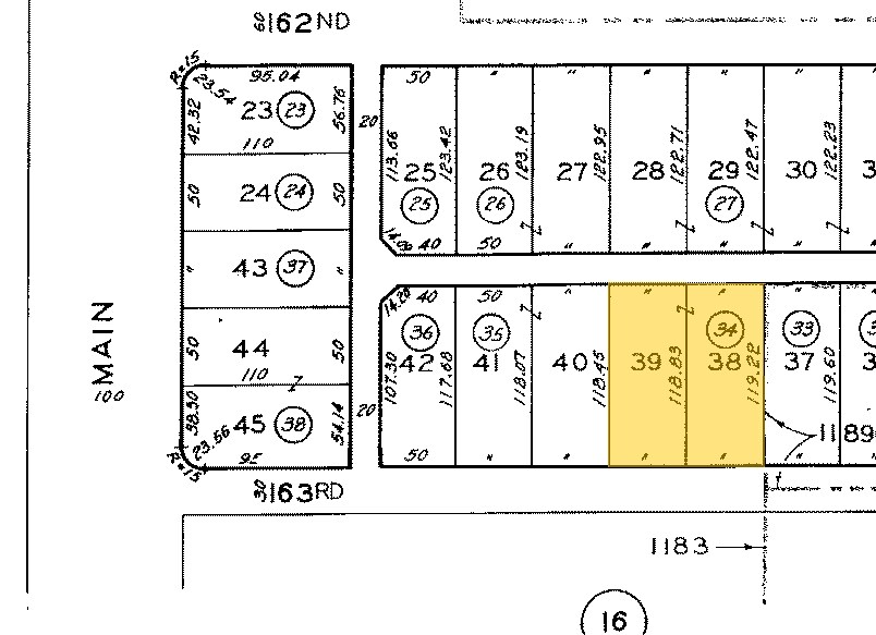 135 E 163rd St, Gardena, CA à louer - Plan cadastral - Image 3 de 3