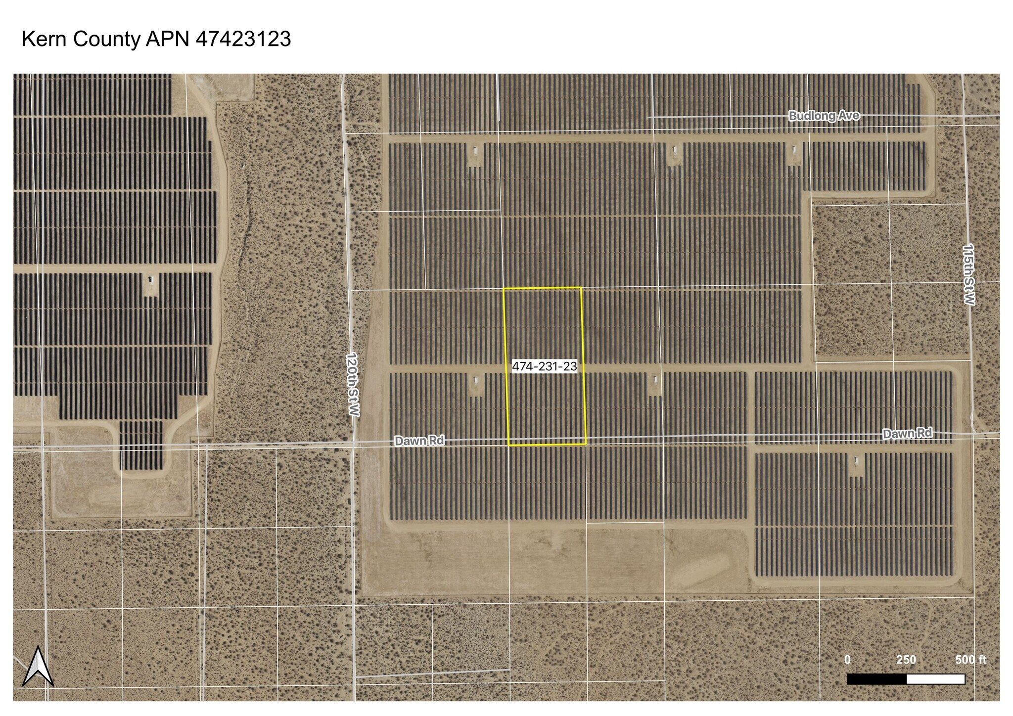 NA 117th W st, Rosamond, CA à vendre Aérien- Image 1 de 1