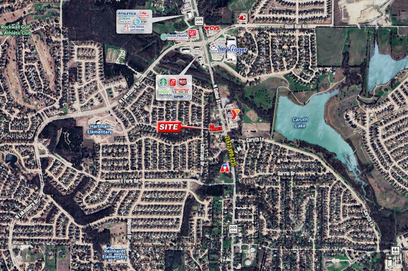 1209 N Goliad St, Rockwall, TX à vendre - Aérien - Image 3 de 3