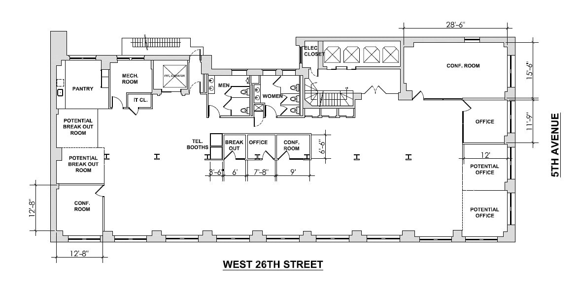 220 Fifth Ave, New York, NY for lease Floor Plan- Image 1 of 1