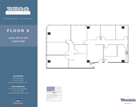 3500 Oak Lawn Ave, Dallas, TX à louer Plan d  tage- Image 2 de 2