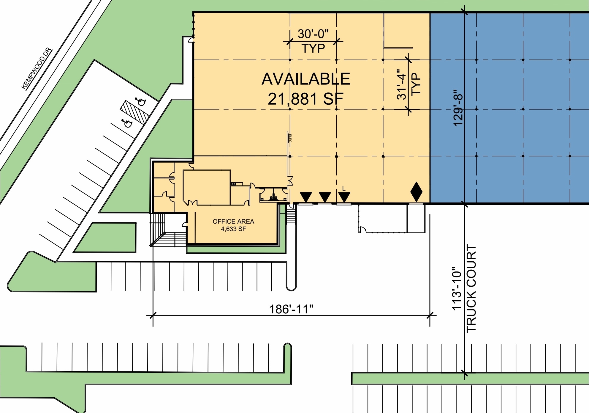8353-8399 Kempwood Dr, Houston, TX à louer Plan de site- Image 1 de 1
