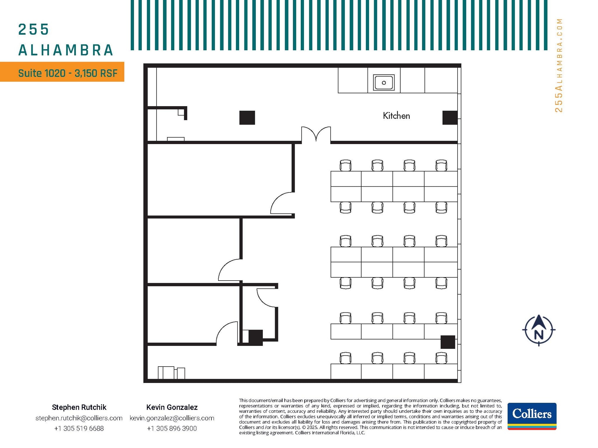 255 Alhambra Cir, Coral Gables, FL for lease Floor Plan- Image 1 of 1