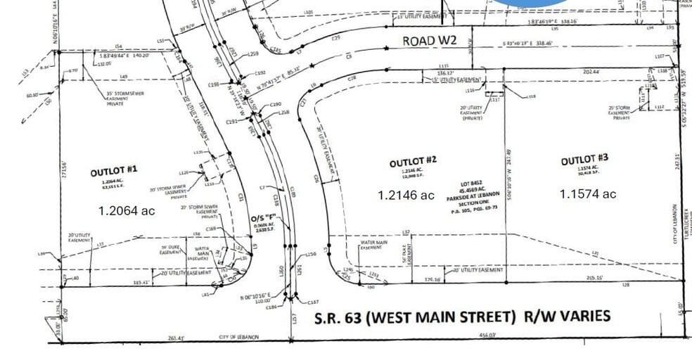 Route 63, Lebanon, OH for sale - Site Plan - Image 2 of 2