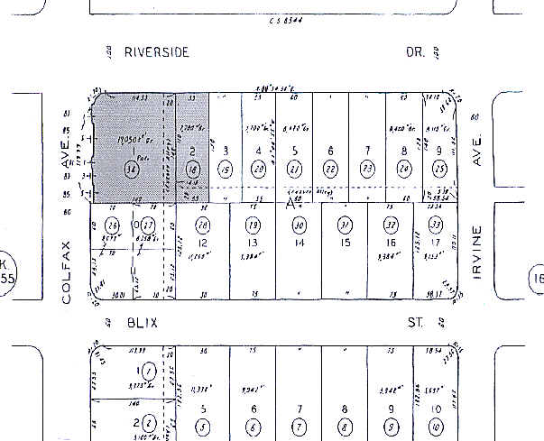 11650 Riverside Dr, Studio City, CA à louer - Plan cadastral - Image 2 de 2