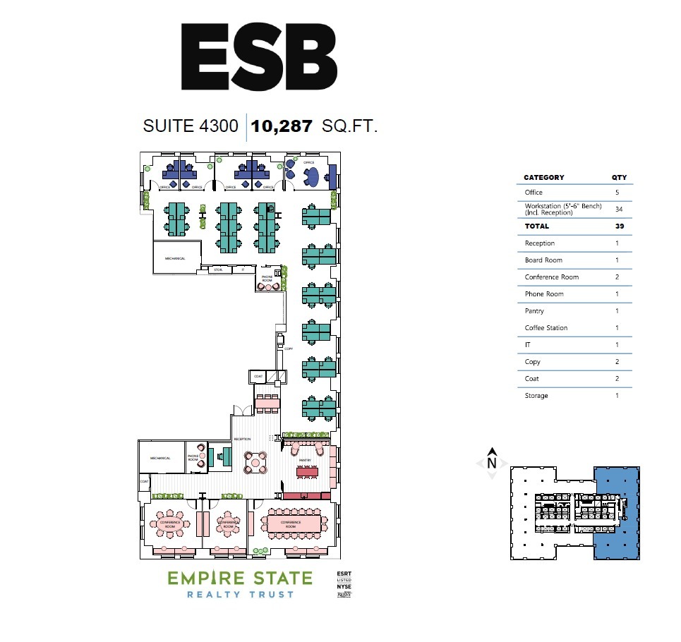 350 Fifth Ave, New York, NY for lease Floor Plan- Image 1 of 11