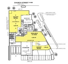 1630-1642 Maple Ave, Evanston, IL for lease Floor Plan- Image 1 of 1