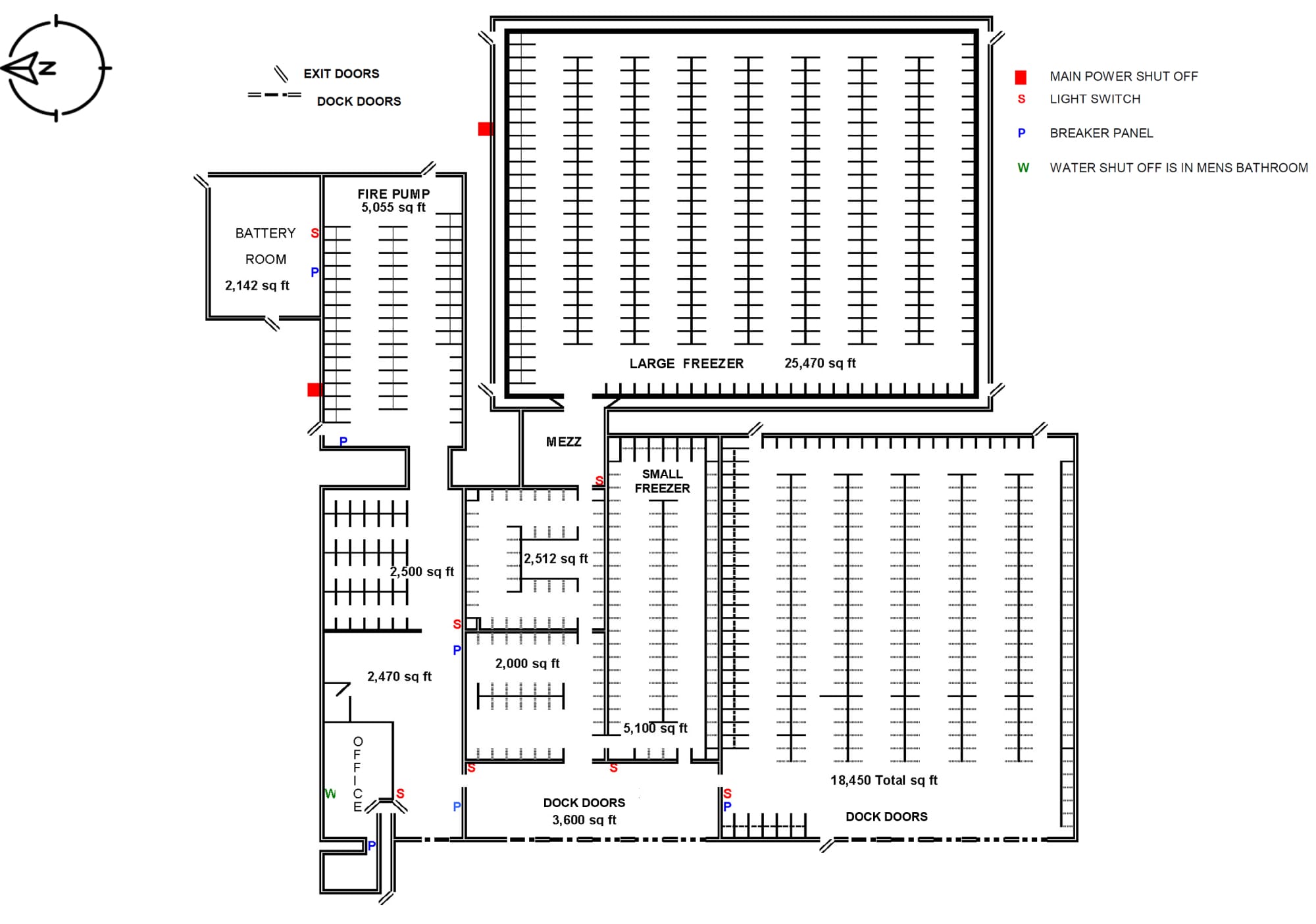 1536 E Fairchild St, Danville, IL for lease Floor Plan- Image 1 of 6