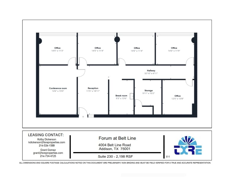 4004 Belt Line Rd, Addison, TX for lease Floor Plan- Image 1 of 1