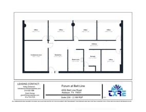 4004 Belt Line Rd, Addison, TX for lease Floor Plan- Image 1 of 1