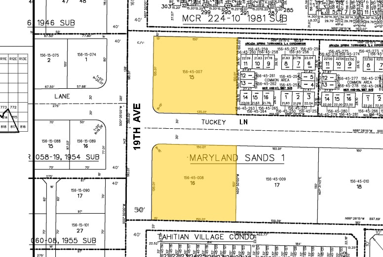 6605-6619 N 19th Ave, Phoenix, AZ for sale - Plat Map - Image 2 of 21