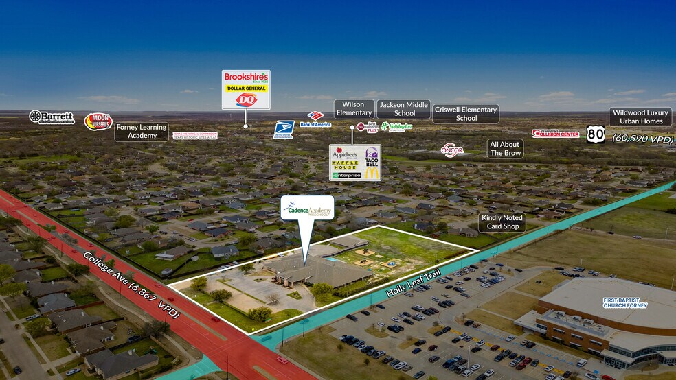 929 College St, Forney, TX à vendre - Photo du bâtiment - Image 2 de 5