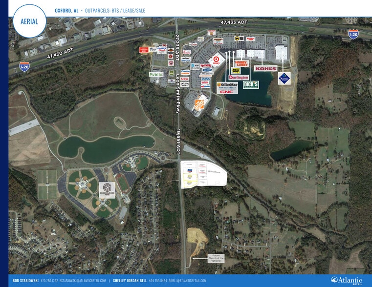 00 Leon Smith Parkway, Oxford, AL for sale - Aerial - Image 2 of 4